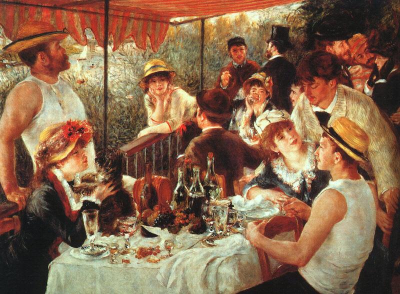 Pierre Renoir Luncheon of the Boating Party oil painting image